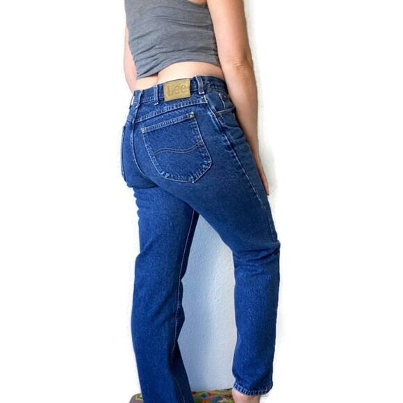 Vintage Lee High Rise Mom Jeans Size 30 - Picture 2 of 9